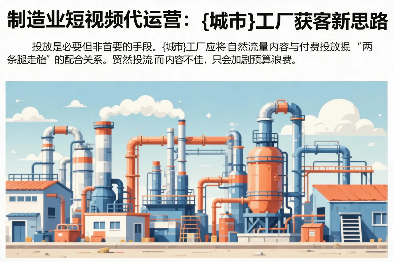制造业短视频代运营:松阳工厂获客新思路