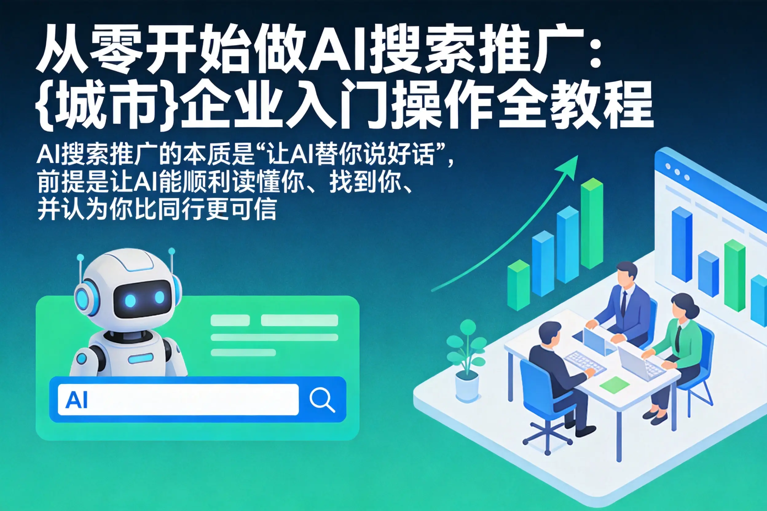 从零开始做AI搜索推广：松阳企业入门操作全教程